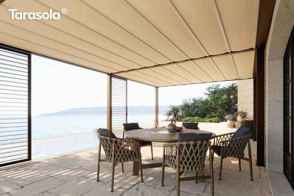 Tarasola Cubic Tuch Pergola Terrassendach